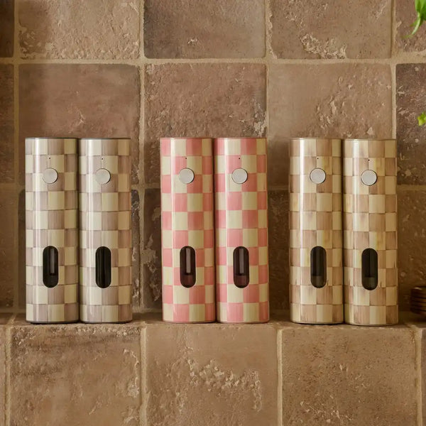 Courtly Check Electric Salt & Pepper Grinder Set
