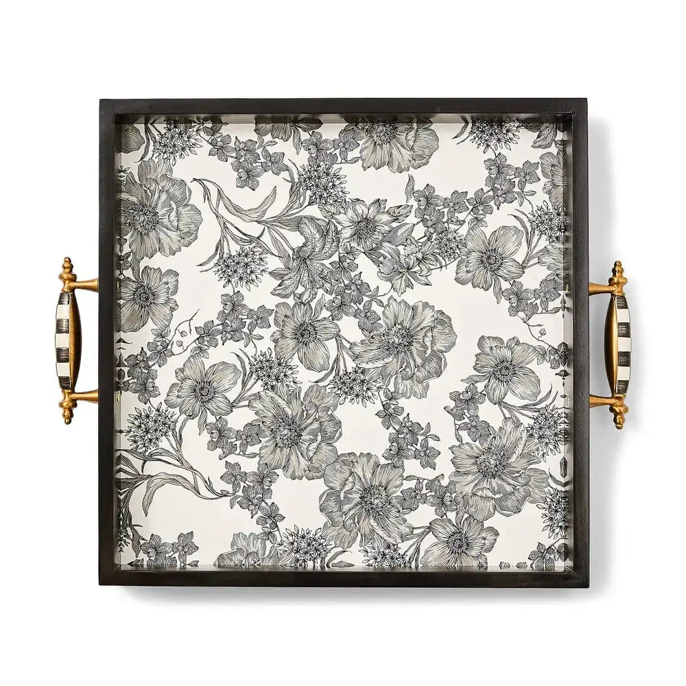 Courtly English Garden Serving Tray