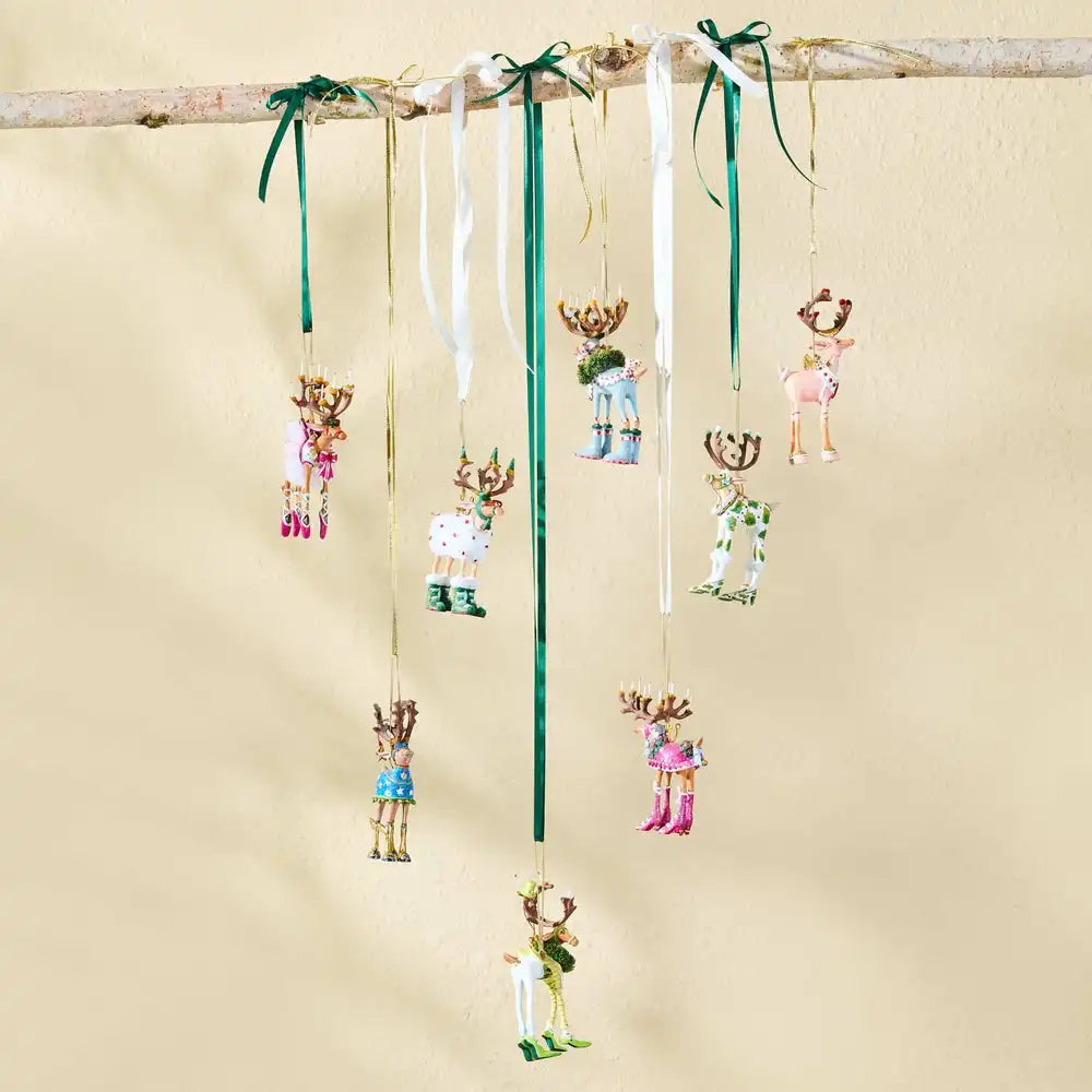 Patience Brewster Dash Away Reindeer Mini Ornaments Set Secondary image