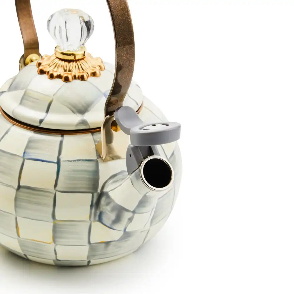 Courtly Check Whistling Tea Kettle
