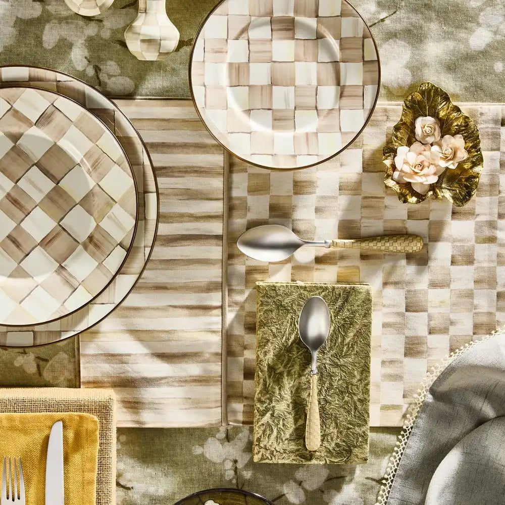 Courtly Check & Stripe Table Runner