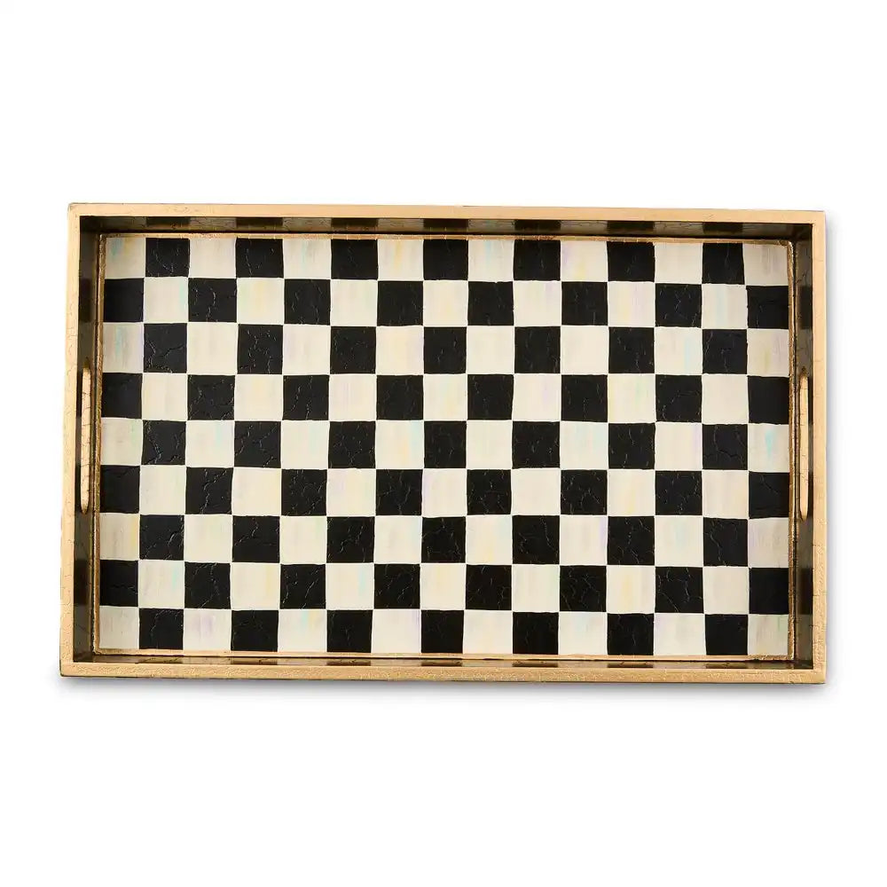 Courtly Check Serving Tray