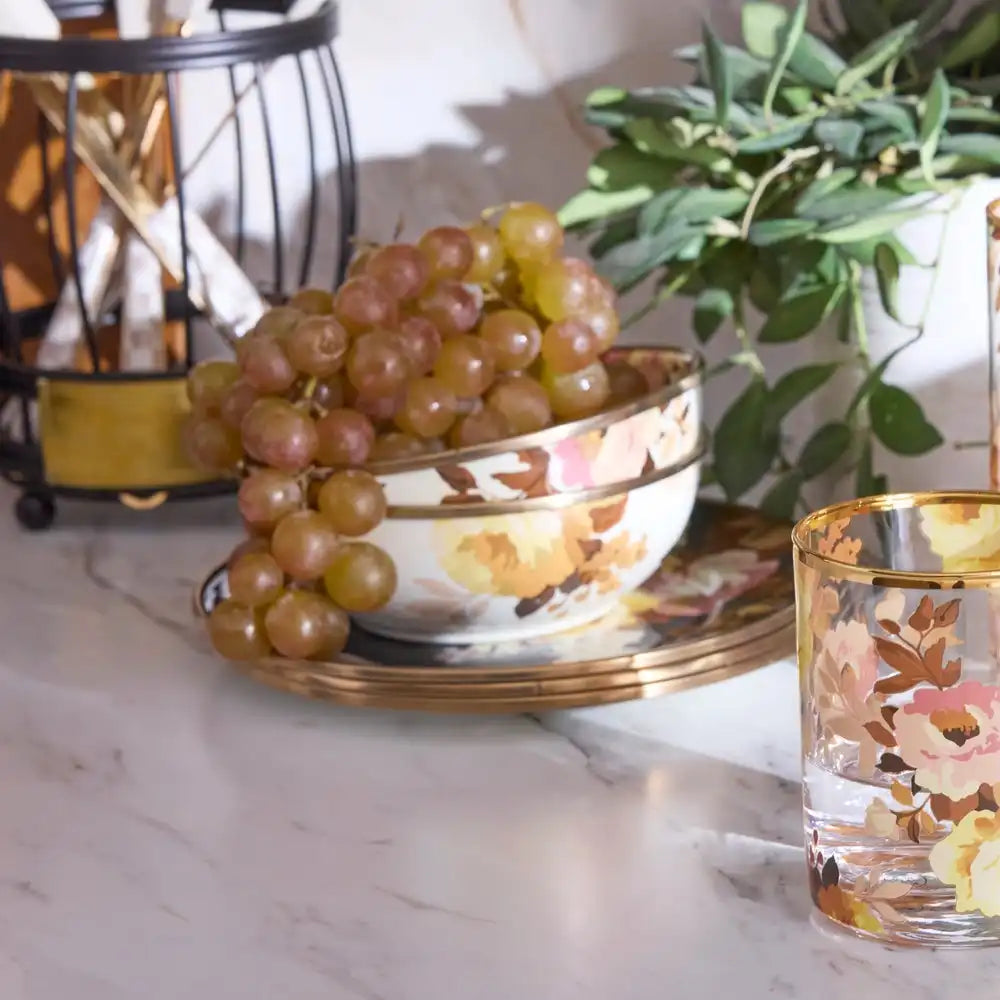 Wild Rose White Small Everyday Bowl