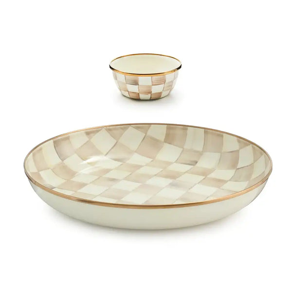 Courtly Check Chip & Dip Set