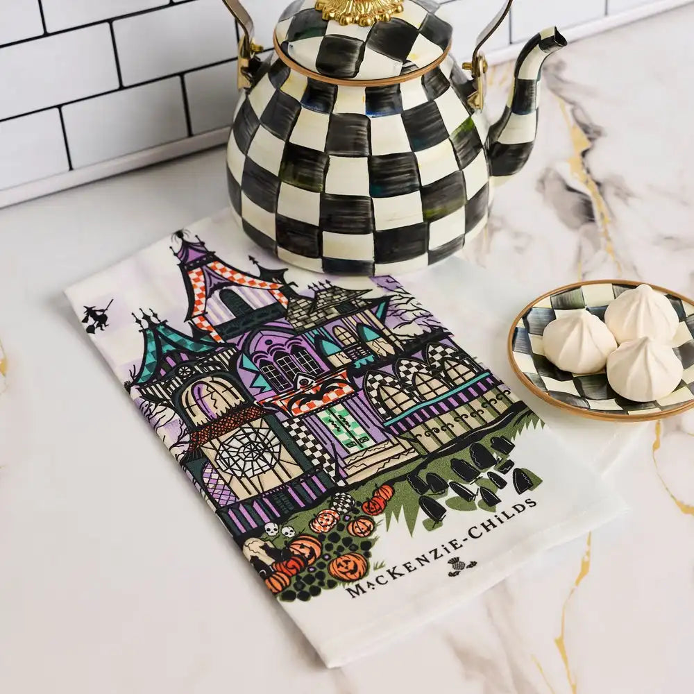 Haunted House Printed Dish Towel Secondary image