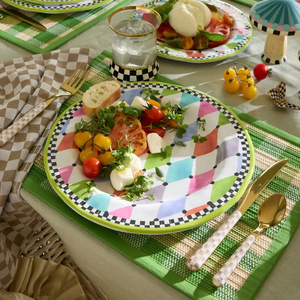 Courtly Check Bistro Flatware 5 Piece Place Setting
