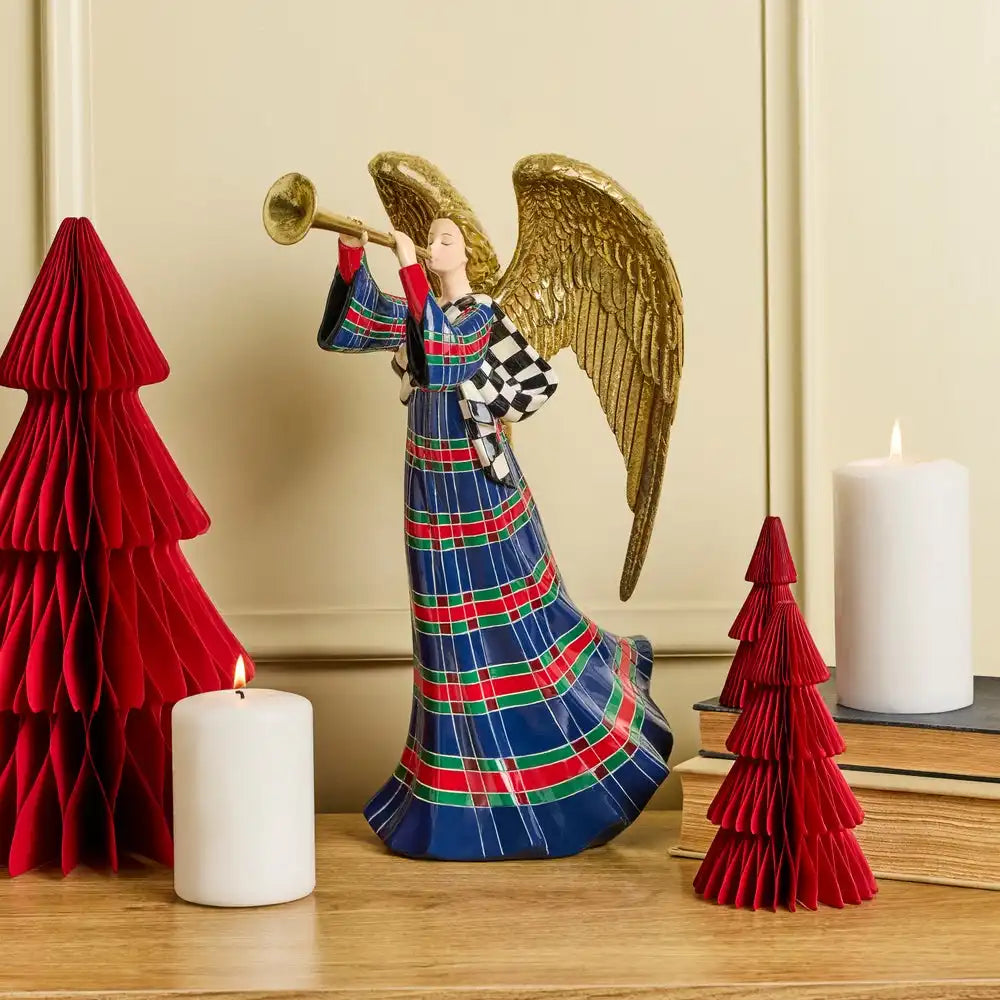 Timeless Tartan Angel Figurine Secondary image