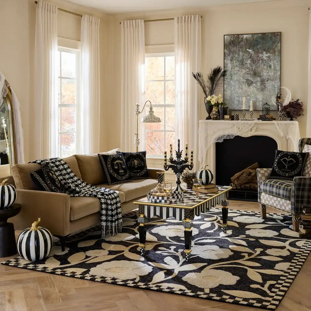 Farmhouse Floral 6' Round Rug