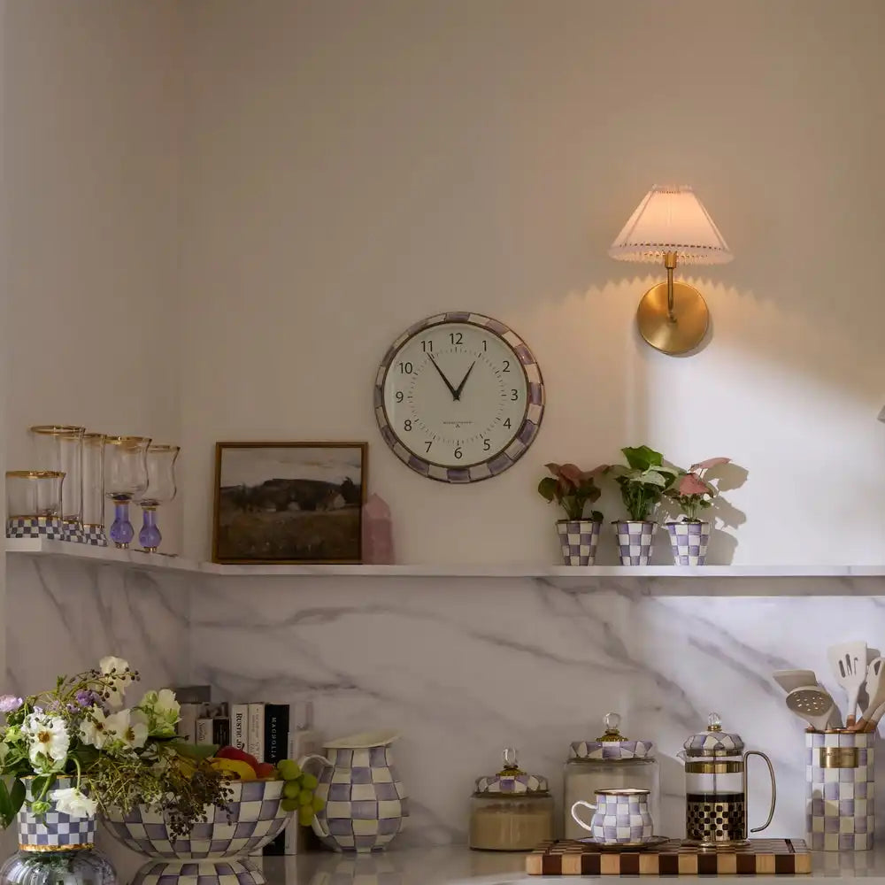 Rosy Check School Wall Clock