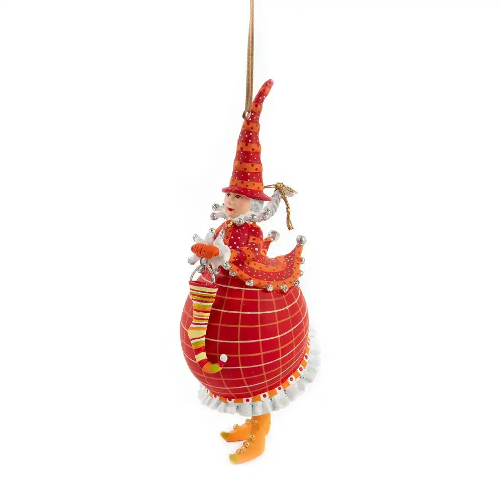 Patience Brewster Dash Away Red Mrs. Santa Ornament Main image