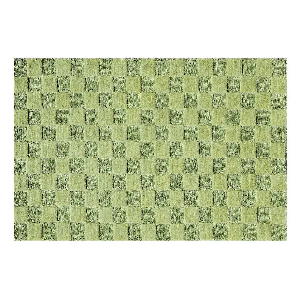 Moss Checkerboard 2'3" x 3'9" Rug Main image