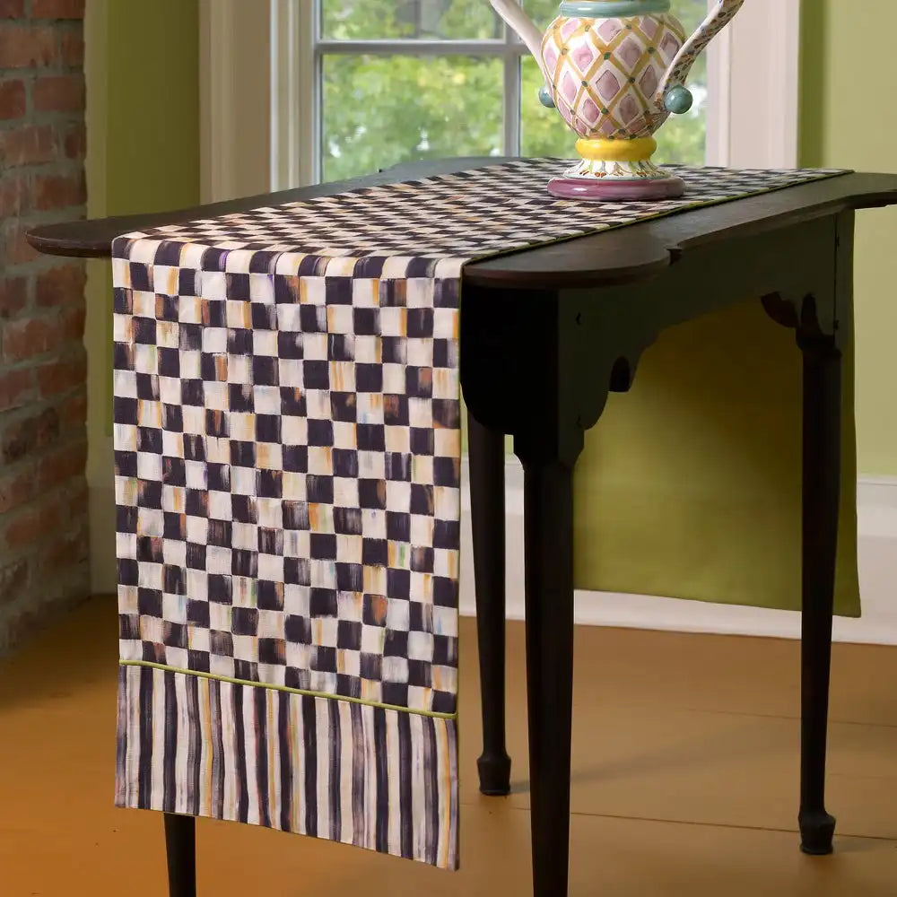 Courtly Check & Stripe Table Runner Secondary image