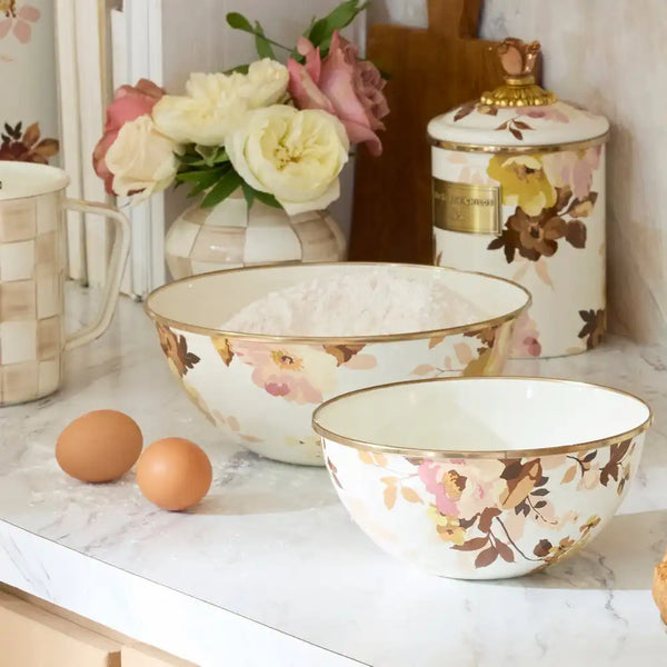 Wild Rose White Small Everyday Bowl