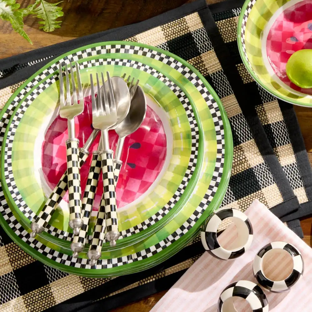 Watermelon Melamine Small Bowls, Set of 4