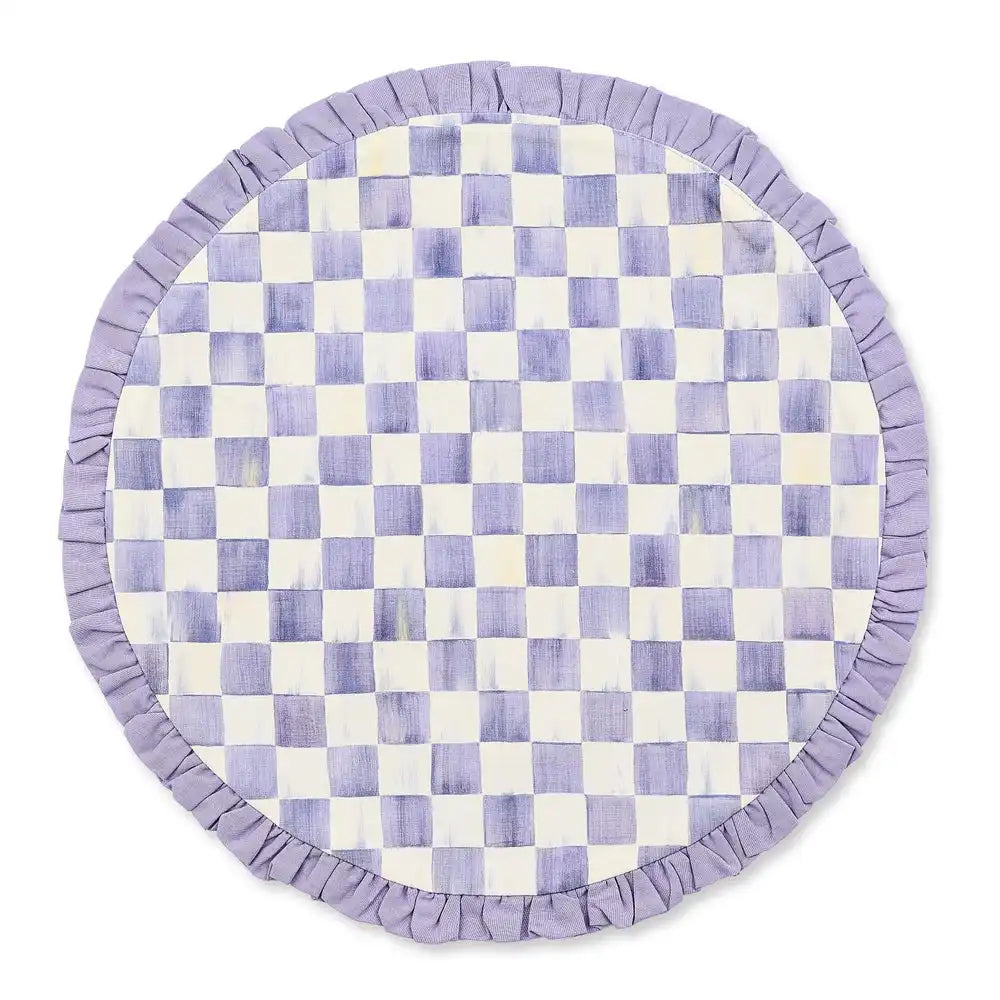 Courtly Check Round Placemat