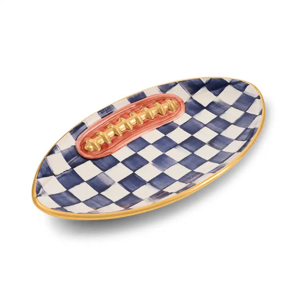 Courtly Check Football Platter