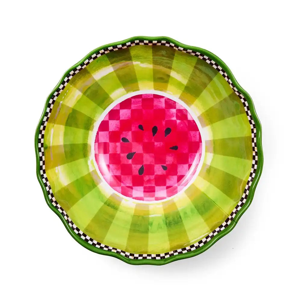 Watermelon Melamine Oval Platter