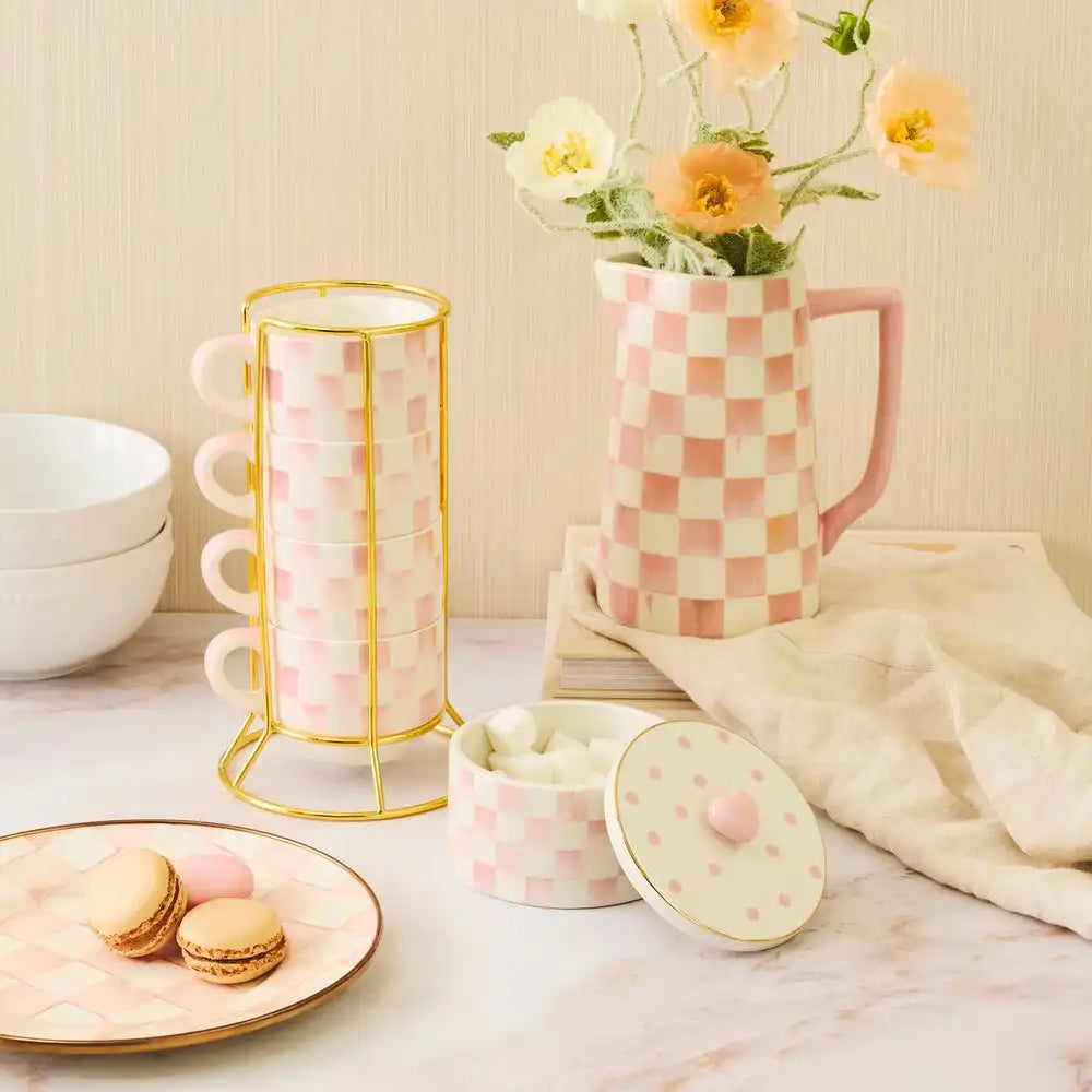Courtly Check Farmhouse Pitcher