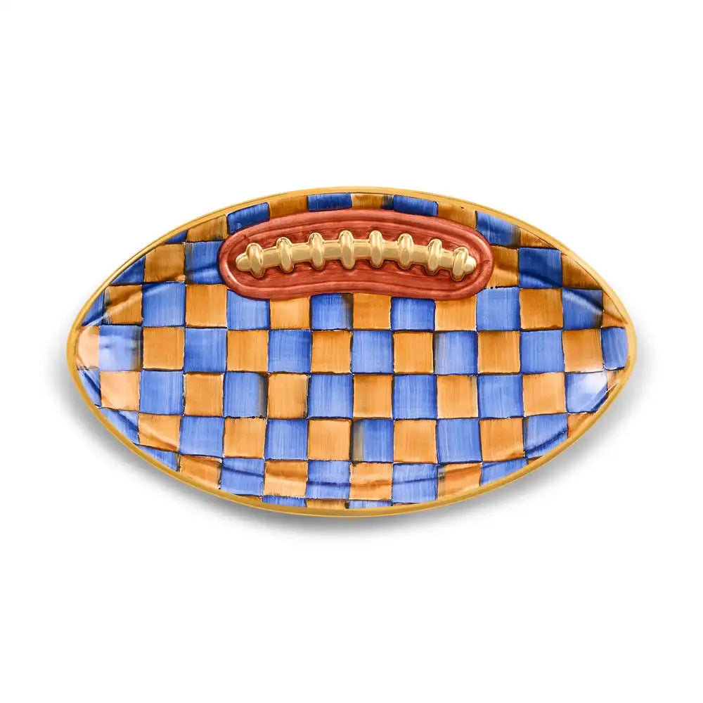 Courtly Check Football Platter