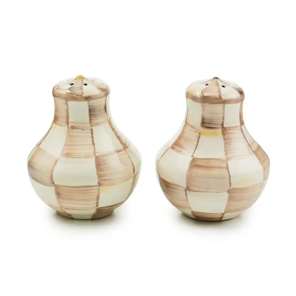 Courtly Check Large Salt & Pepper Shakers