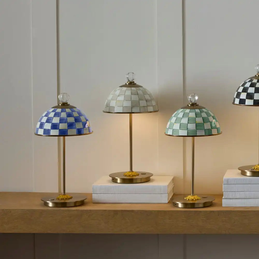 Sophisticheck LED Rechargeable Dome Table Lamp
