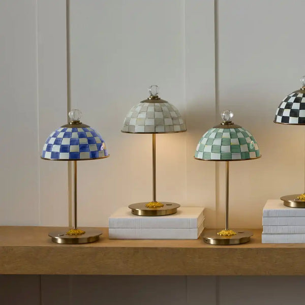 Sophisticheck LED Rechargeable Dome Table Lamp