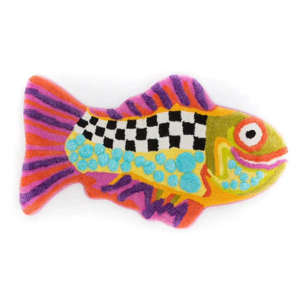 Happy Fish Bath Rug Main image