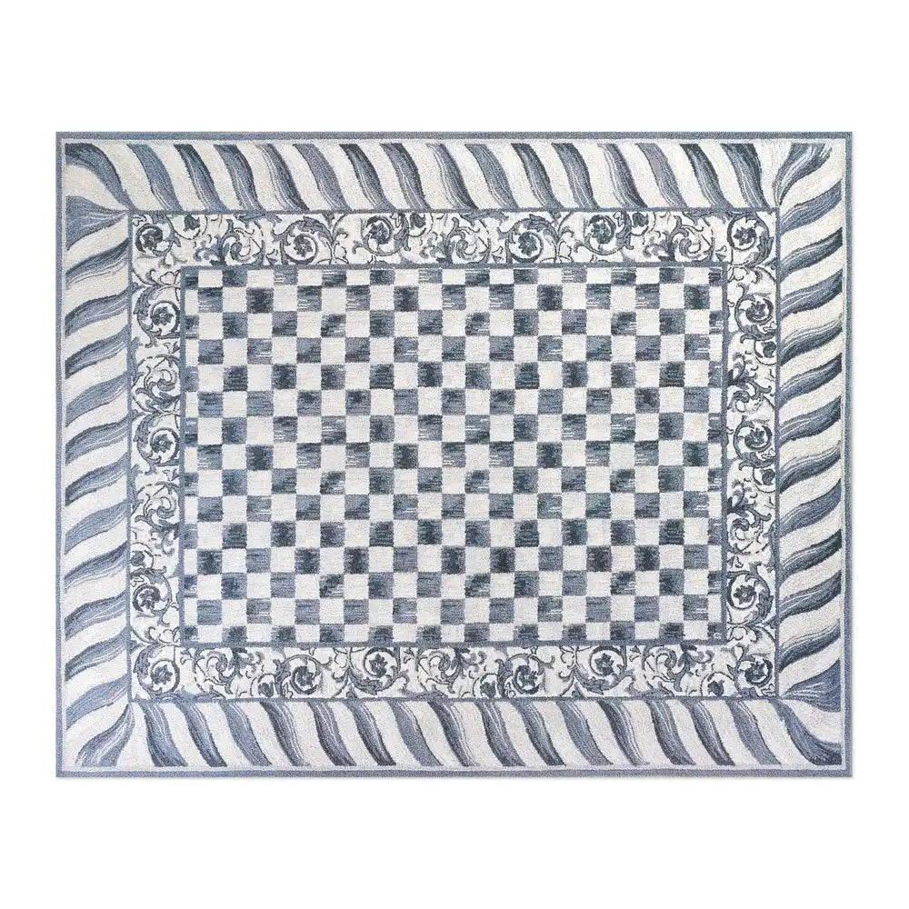 Sterling Check 5' x 7'6" Washable Rug