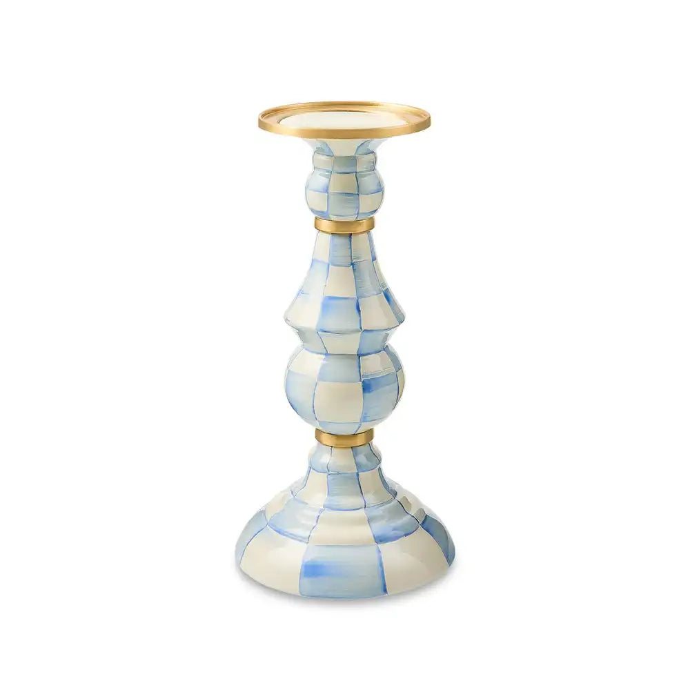 Rosy Check Medium Pillar Candlestick