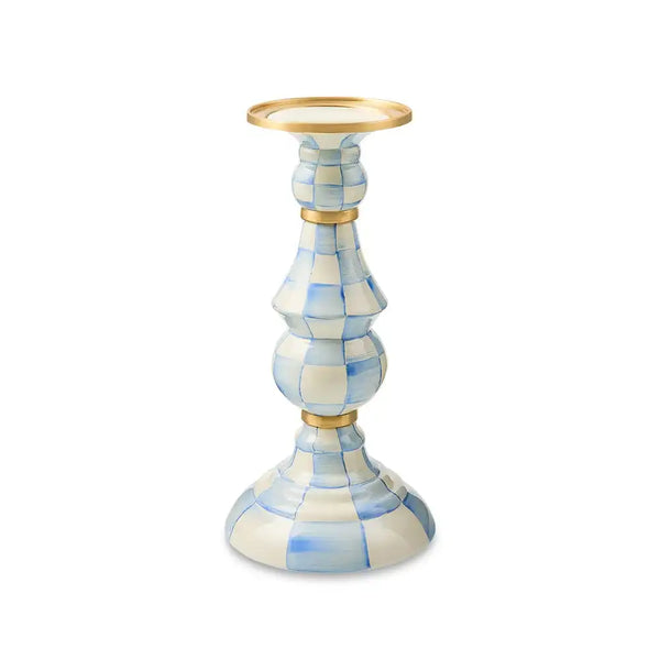 Rosy Check Medium Pillar Candlestick