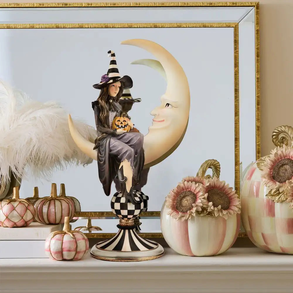 Spellbound Witch & Moon Figure