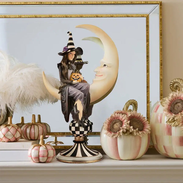 Spellbound Witch & Moon Figure