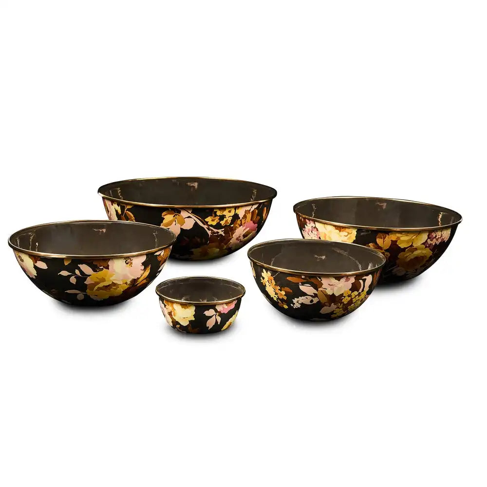 Wild Rose Brown Small Everyday Bowl