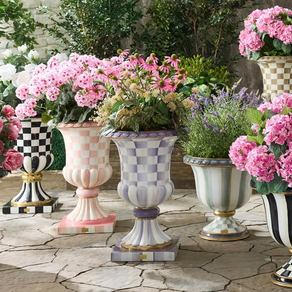 Courtly Stripe Urn