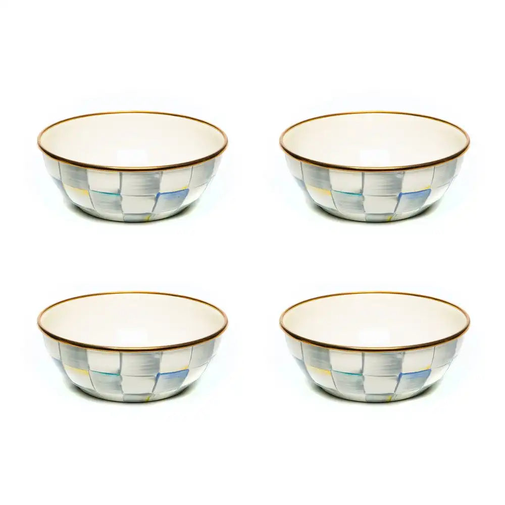 Sterling Check Everyday Bowls, Set of 4 Secondary image