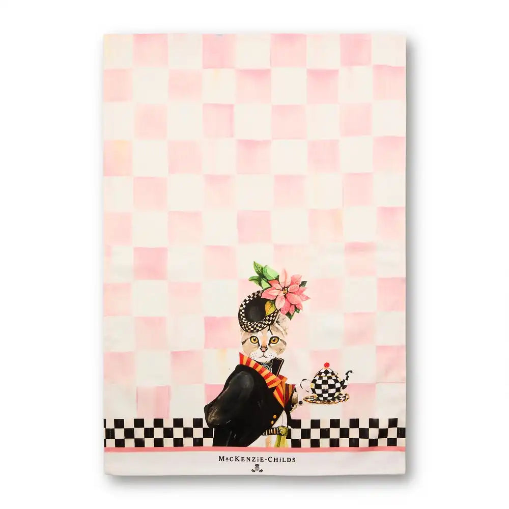 Miss Kitty Printed Dish Towel