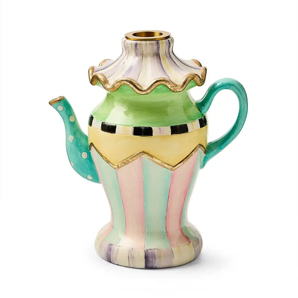 Violet Teapot Candle Holder Main image