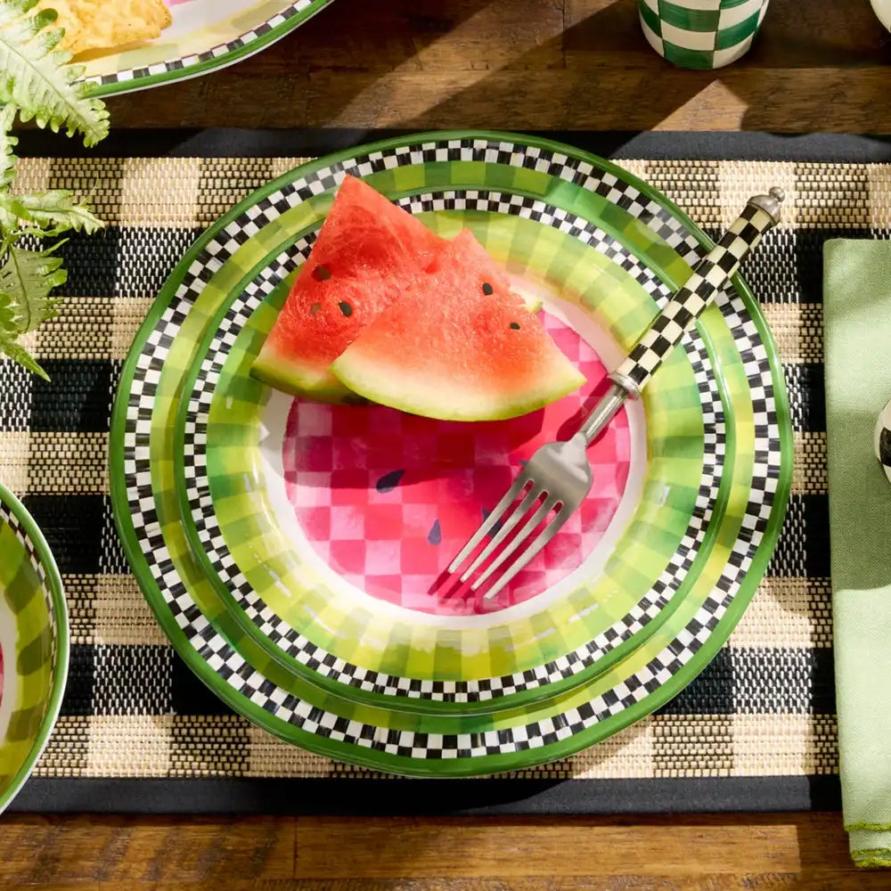 Watermelon Melamine Small Bowls, Set of 4