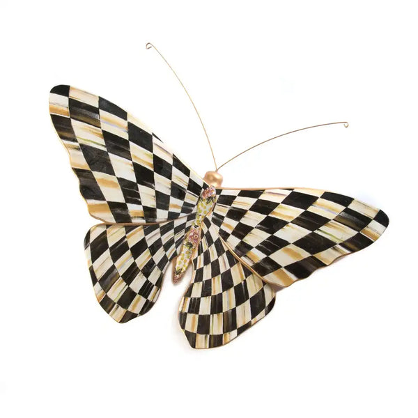 Courtly Check & Stripe Butterfly Trio