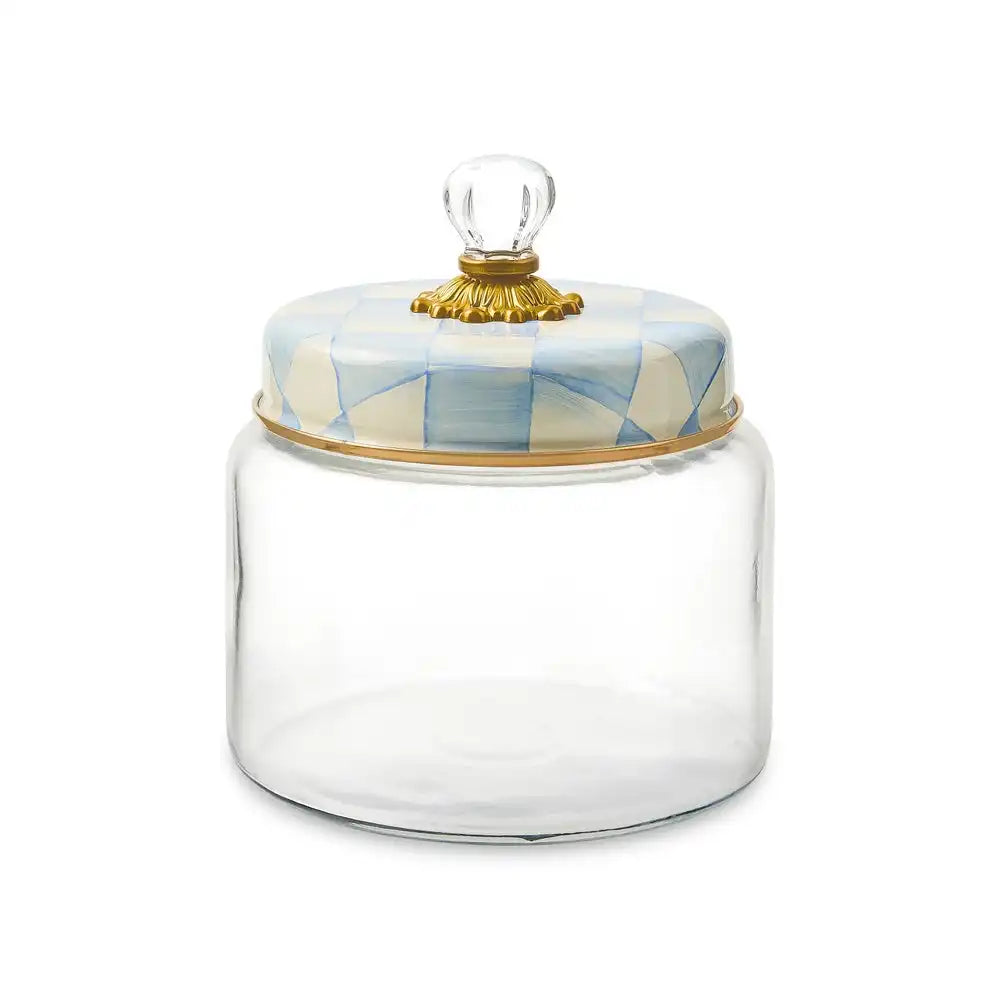 Sky Check Small Kitchen Canister
