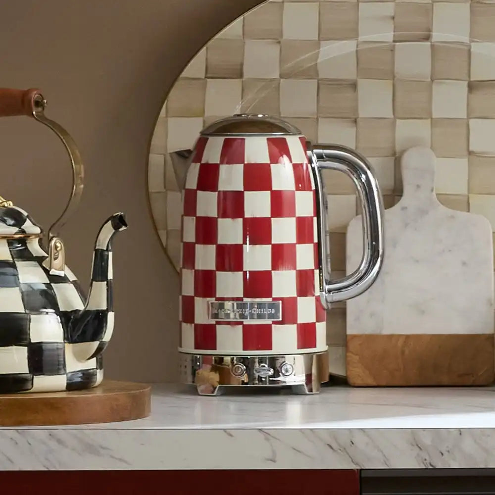 Emerald Check Electric Kettle