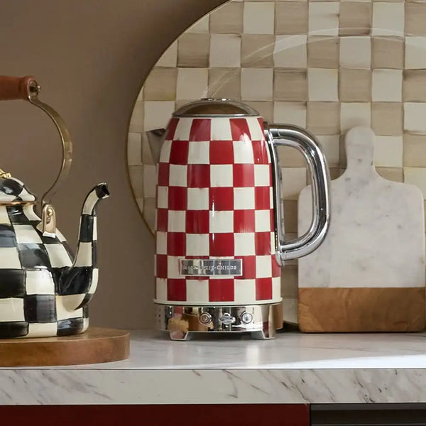 Emerald Check Electric Kettle