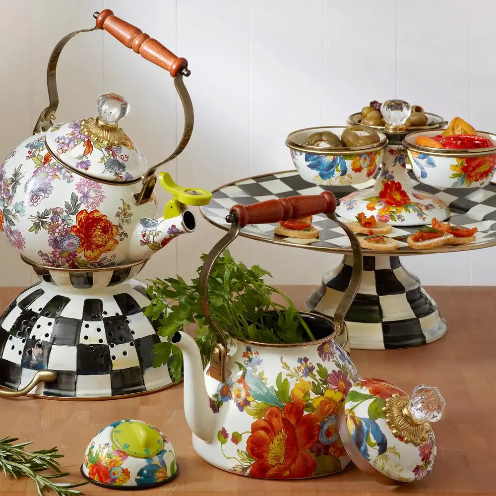 Courtly Check Whistling Tea Kettle
