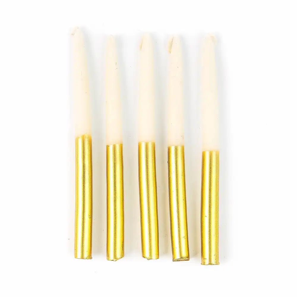 Hanukkah Gold Candle Set Main image