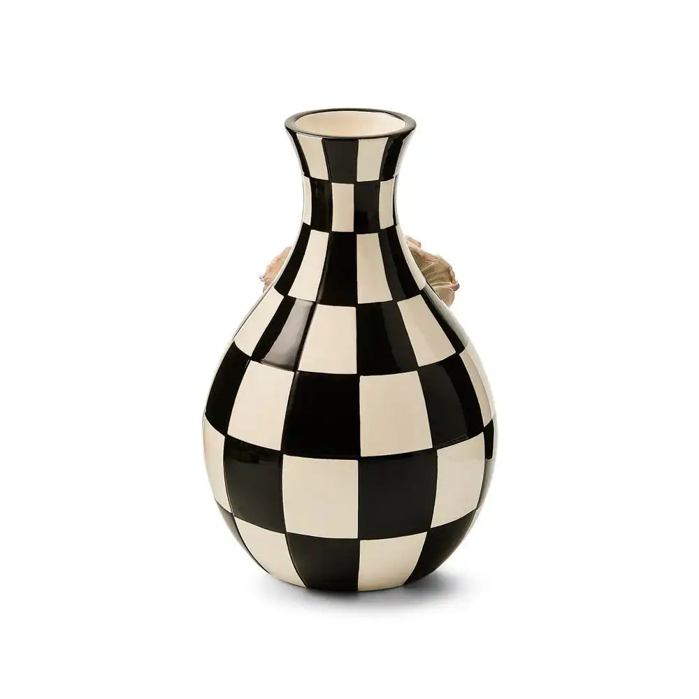 Blush Poppy Check Vase Secondary image