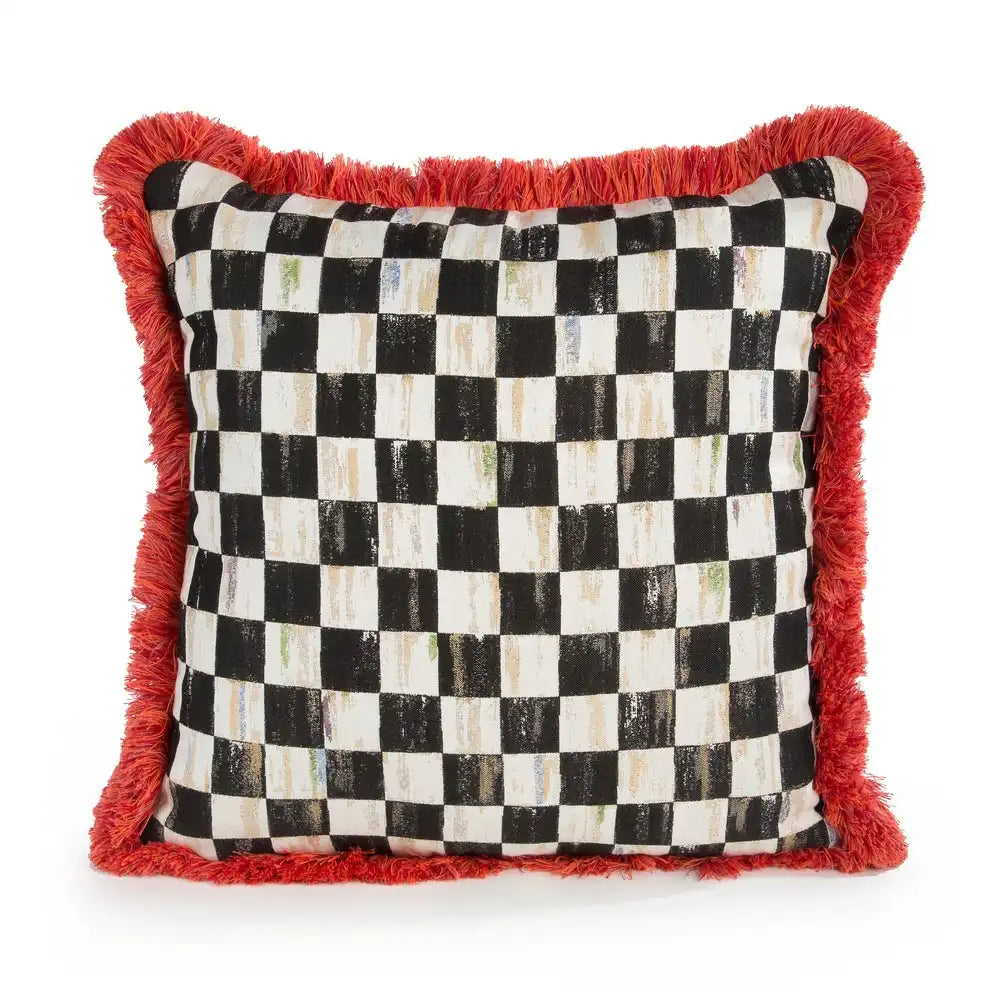 Courtly Check Spindle Outdoor Accent Pillow Main image