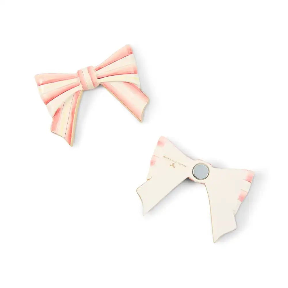 Courtly Bow Magnets, Set of 2
