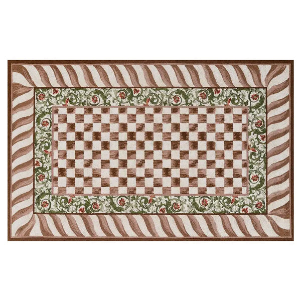 Mocha Check 8' x 10' Rug