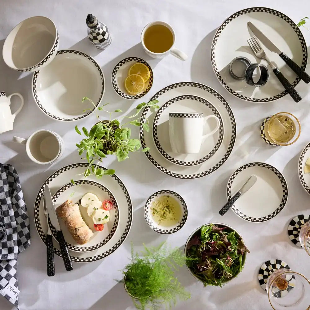 Courtly Check Everyday Small Plates, Set of 4