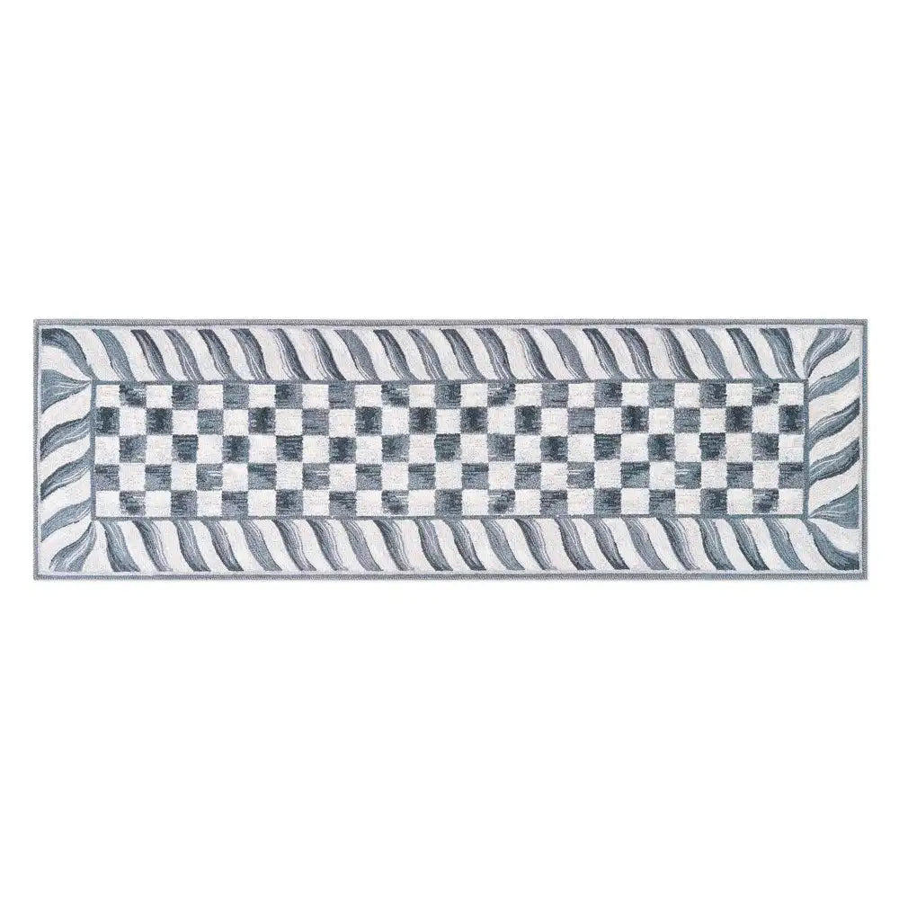 Sterling Check 5' x 7'6" Washable Rug